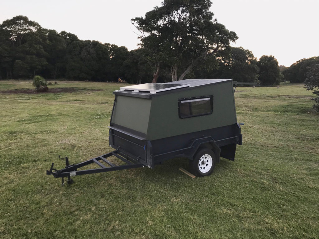 custom camper box trailer project
